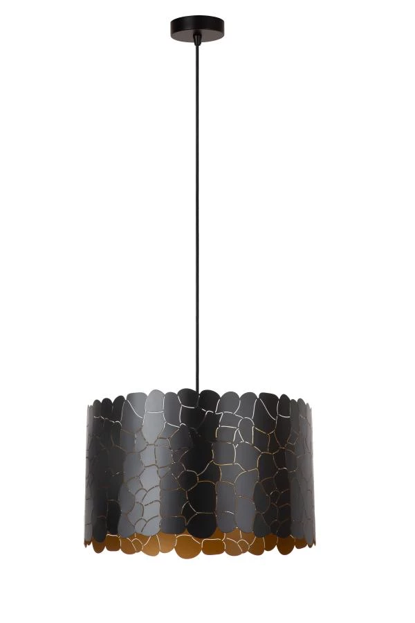 Lucide ALMELO - Pendant light - Ø 40 cm - 1xE27 - Black - turned off